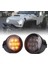 Amber LED Ön Izgara Dönüş Sinyal Lambası Gösterge Sinyal Lambası Jeep Wrangler Jk Jku 2007-2018, Duman Merceği (Yurt Dışından) 4