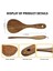 Yüksek Kaliteli Ahşap Pirinç Küreği, Pirinç Kaşığı, Asya Mutfağı Ahşap Pirinç Spatulası, Ahşap Mutfak Gereçleri Seti, 2 Parça (Yurt Dışından) 2
