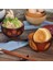 Salata, Erişte, Meyve ve Tahıl Için Ahşap Salata Kasesi Ahşap Kase Sofra Takımı, Yaprak Desenli (Yurt Dışından) 3