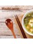 Ahşap Çorba Kaşıkları, 6 Parça 7.84 Inç Japon Ramen Kaşık Yuvarlak Nanmu Ahşap Uzun Saplı Çocuklar Pirinç Tatlısı Koyu Kahverengi (Yurt Dışından) 3