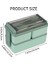 Bento Box Kiti, 47.35OZ Bento Box Yetişkin Öğle Yemeği Kutusu, 3 Bölmeli Bento Öğle Yemeği Kutusu, Yetişkinler Için Yemek Hazırlama Kapları Yeşil (Yurt Dışından) 5