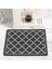 Kahve Matı Emici Bulaşık Kurutma Matı Mutfak Tezgahı Için-Kahve Aksesuarları Kahve Makinesinin Altına Uygun Siyah 50X30CM (Yurt Dışından) 2