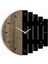 Dekoratif Modern Ahşap Duvar Saati Ritim 4
