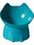 1pc Bıyık Yükseltilmiş Kedi Kasesi, Eğik Kenar ile Önleyici Plastik Yükseltilmiş Evcil Hayvan Besleme Yemeği, Boyun Koruma Kedisi Gıda Rengi: Mavi (Yurt Dışından) 1