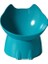 1pc Bıyık Yükseltilmiş Kedi Kasesi, Eğik Kenar ile Önleyici Plastik Yükseltilmiş Evcil Hayvan Besleme Yemeği, Boyun Koruma Kedisi Gıda Rengi: Mavi (Yurt Dışından) 1