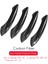 Abs Karbon Fiber Dış Dış Kapı Kolu Koruyucu Kapak Trim-Bmw 5 6 7 Serisi F07 F10 F11 F06 F12 F13 F01 F02 (Yurt Dışından) 2