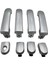 Nissan Versa 2007-2012 Için 1set/4 Kapı Kolu Krom 82641-EL12A 80644-EL12A 82646-EL12B 82640-EL12A Dış Kapı Çektirme Aparatı (Yurt Dışından) 1