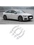 Araba Dış Kapı Kulp Kılıfı Trim Abs Etiket Dekorasyon Aksesuarları Audi A6 2019 2020 2021 B (Yurt Dışından) 3