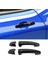 Araba Dış Kapı Kolu Kapağı Trim Dekoru Chevrolet Camaro 2016 2017 2018 2019 2020 Aksesuarları, Abs Karbon (Yurt Dışından) 2