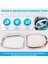 Araba Stili Dikiz Aynası Kaş Kapağı Trim Yağmur Gölgelik Kapağı Honda Hrv Hr-V Xrv Xr-V 2022 2023 Krom (Yurt Dışından) 5