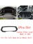 Araba Dashboard Gösterge Paneli Ekran Çerçeve Kapak Kiti Trim Için Tiguan Mk2 2017 - 2022 Karbon Fiber (Yurt Dışından) 2