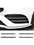 Ön Sis Lambası Kapağı Izgara Şeritleri Sticker Dekorasyonu Mercedes -Benz C Sınıfı Cla C118 CLA200 260 2020+ (Yurt Dışından) 2
