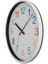 Yuvarlak Klik Slim Renkli Çocuk Duvar Saati Beyaz Modern 30 cm 2