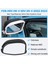 Araba Stili Dikiz Aynası Kaş Kapağı Trim Yağmur Gölgelik Kapağı Honda Hrv Hr-V Xrv Xr-V 2022 2023 Karbon Fiber (Yurt Dışından) 4