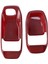 4 Adet Araba Iç Kapı Kolu Kase Kapağı Trim Çerçeve 2018-2021 Jeep Wrangler Jl Jlu Jt 4 Kapılı Kırmızı Karbon Görünüm (Yurt Dışından) 2