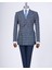 Italyan Stil Slim Fit Erkek Kombin Ceket Pantolon Takım Elbise Lacivert T13080 4