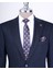 Regular Fit Takım Elbise Gömlek Kemer Kravat Set Lacivert T13591 2