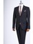 Regular Fit Takım Elbise Gömlek Kemer Kravat Set Siyah T13590 1