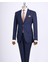 Slim Fit Takım Elbise Gömlek Kemer Kravat Set Lacivert T13512 1