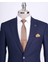 Slim Fit Takım Elbise Gömlek Kemer Kravat Set Lacivert T13512 2