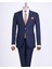 Slim Fit Takım Elbise Gömlek Kemer Kravat Set Lacivert T13512 3