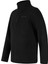 Clara Çocuk Yarım Fermuarlı Ince Polar Sweatshirt Siyah 2