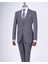 Slim Fit Takım Elbise Gömlek Kemer Kravat Set Antrasit T13596 1