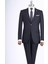 Slim Fit Takım Elbise Gömlek Kemer Kravat Set Siyah T13566 4