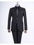 Slim Fit Takım Elbise Gömlek Kemer Kravat Set Siyah T13568 4
