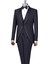 Italyan Stil Slim Fit Şal Yaka Ceket Yelek Pantolon Damatlık Set Siyah T13697 1