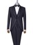 Italyan Stil Slim Fit Şal Yaka Ceket Yelek Pantolon Damatlık Set Siyah T13697 5