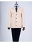 Italyan Stil Slim Fit Mevsimlik Spor Erkek Ceket Bej T13089 4