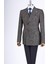Italyan Stil Slim Fit 8 Drop Balıksırtı Desen Ceket Siyah T13440 1