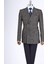 Italyan Stil Slim Fit 8 Drop Balıksırtı Desen Ceket Siyah T13440 3