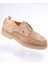 Italyan Stil Iç Dış Naturel Deri Süet Erkek Ayakkabı Bej T13562 5