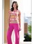 Şahinler Kadın Çizgili Pijama 21414 1