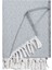 Saçaklı Zigzag Noktalı Desenli 130X160 Koltuk Şalı 1