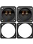 Dıy Ev Araba Stereo Vidalı Fincan Konnektörleri Subwoofer Fişleri 2 Yollu Hoparlör Kutusu Terminali Bağlama Sonrası, 2 Adet Siyah (Yurt Dışından) 3