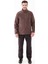 Saka Tam Fermuarlu Erkek Polar Sweatshirt Mürdüm 1