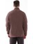 Saka Tam Fermuarlu Erkek Polar Sweatshirt Mürdüm 5