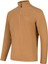 Cedric Erkek Yarım Fermuarlı Ince Polar Sweatshirt Camel 3