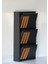 3 Raflı Mdf Dekorlu Metal Ayakkabılık 2