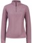 Camila Kadın Yarım Fermuarlı Ince Polar Sweatshirt Lila 1