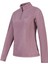 Camila Kadın Yarım Fermuarlı Ince Polar Sweatshirt Lila 2
