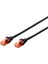 Cat 6 U-Utp Patch Cord, Cu, Lszh Awg 26/7, Length 0.25 M, Color Black 1