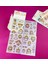 3'lü Sevimli Kız Sticker Seti 2