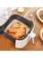 Luxury 100 Adet Air Fryer Pişirme Kağıdı Tek Kullanımlık Hava Fritöz Yapışmaz Yağlı Kağıt Delikli Model 1 Adet 5