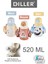 Dıller 520 ml Tek Kapak Çift Kullanım Pipetli/pipetsiz Kılıflı-Askılı Çelik Su Matarası -FFDILLERD9241 7