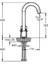 Marin S A42458 Döner Borulu Lavabo Bataryası, Krom 5