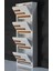 4 Raflı Mdf Dekorlu Metal Ayakkabılık 5